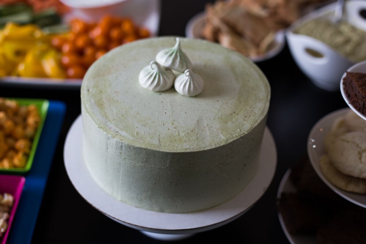A baby shower dessert table