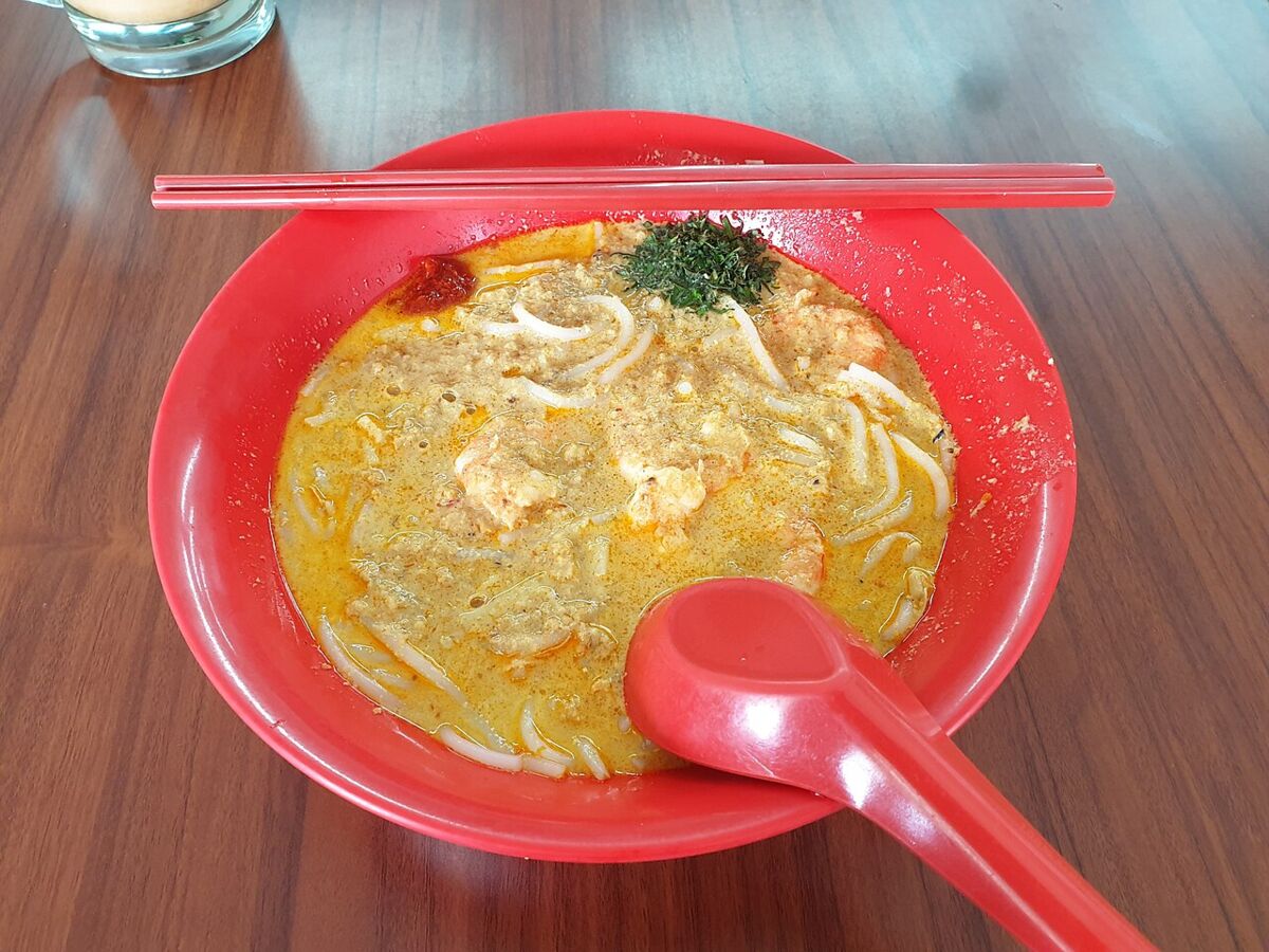 Bowl of Katong Laksa