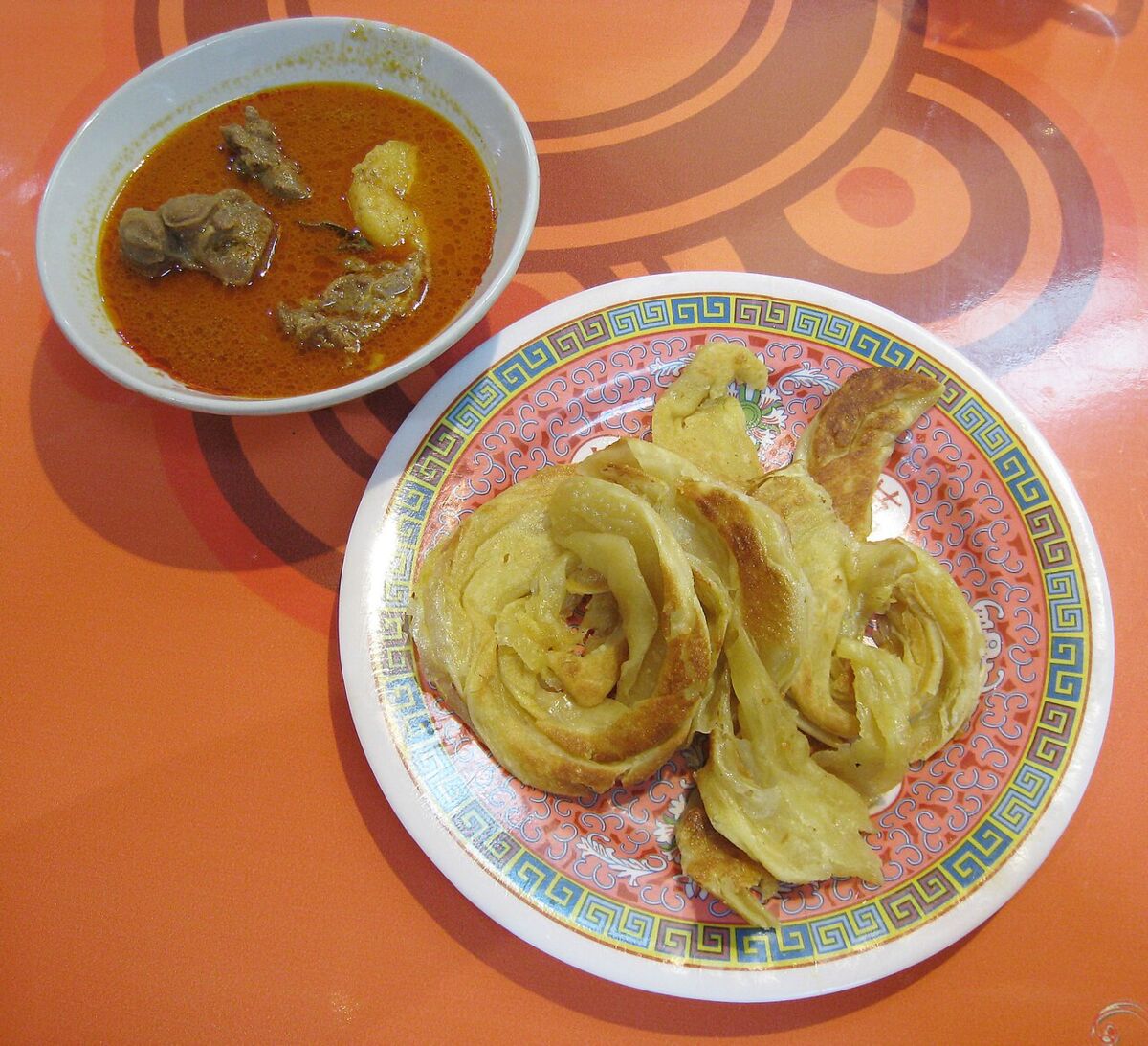 Roti Cane Kari Kambing Aceh