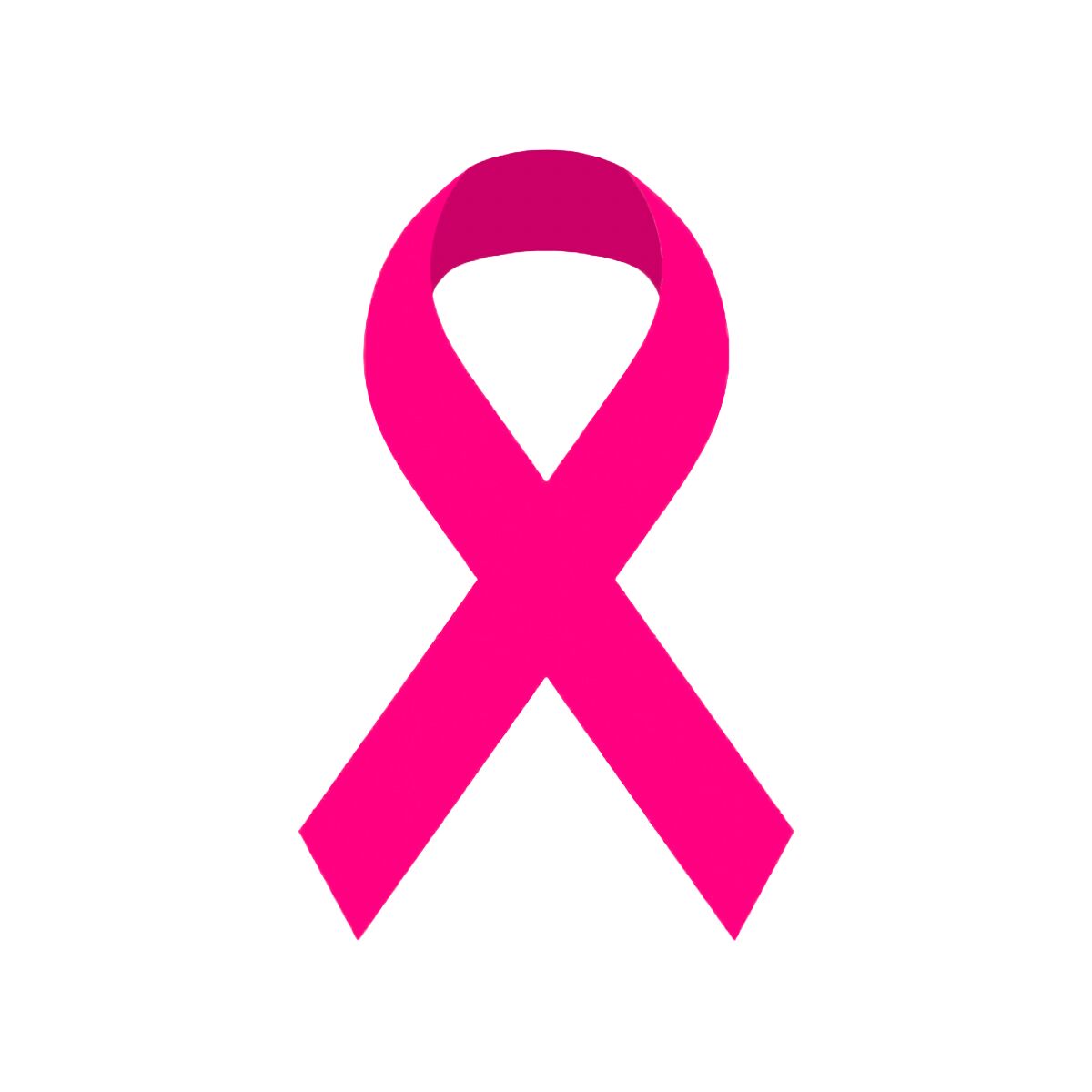 A breast cancer awareness ribbon