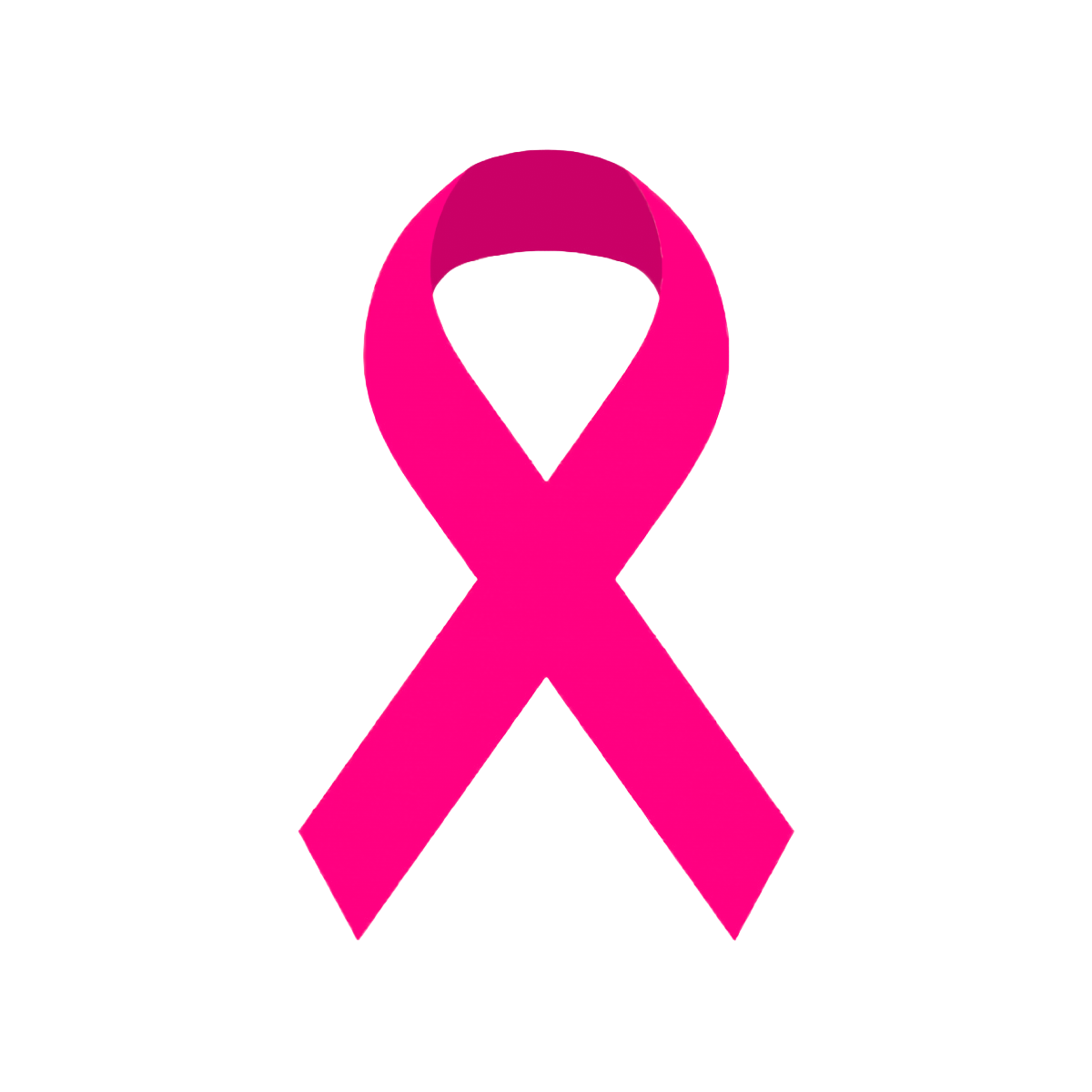 A breast cancer awareness ribbon