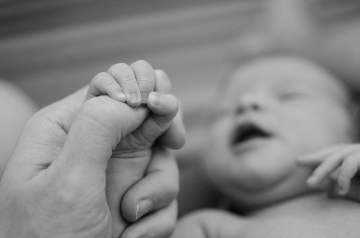 A baby's hand