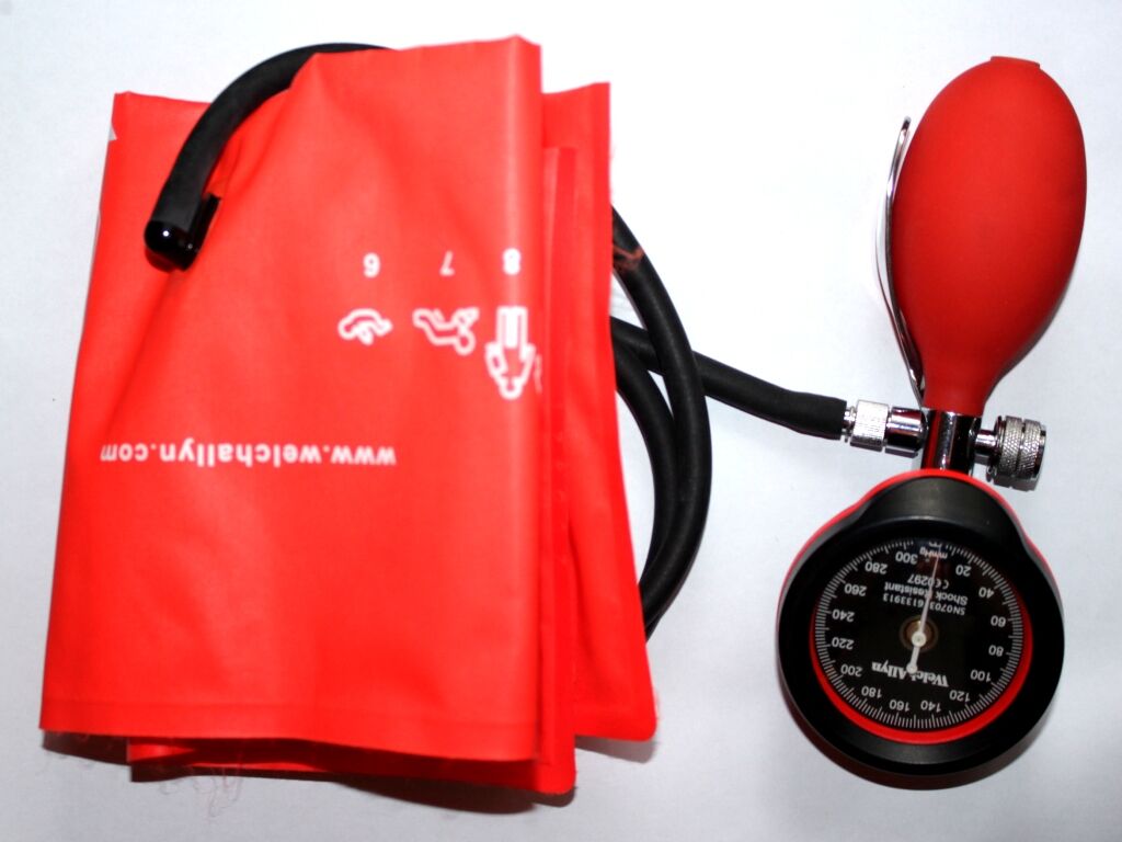 A blood pressure cuff