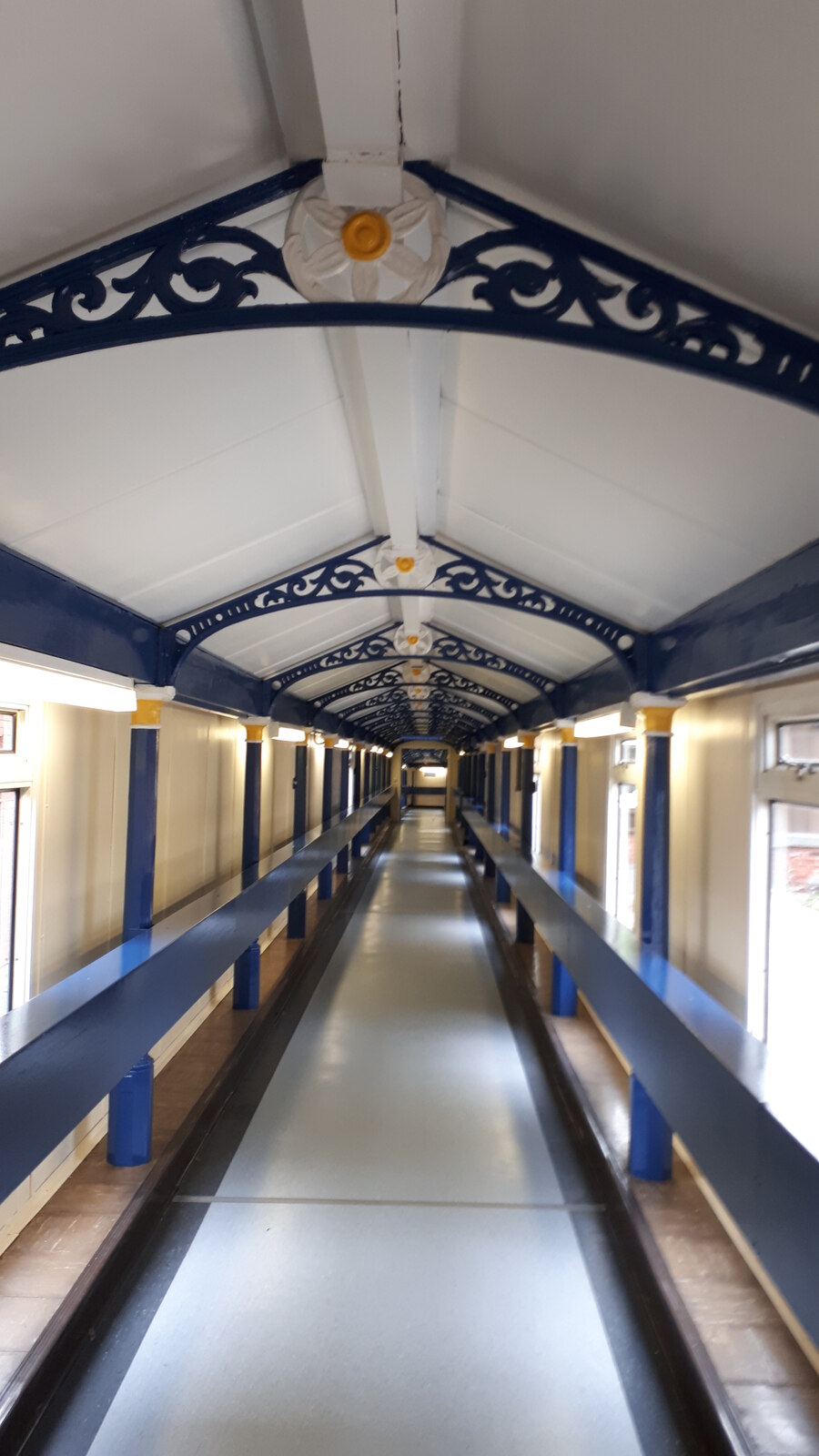 A hospital corridor