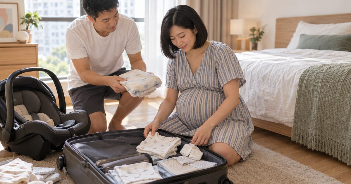 34 weeks pregnant: the stages of labour and packing your bag
