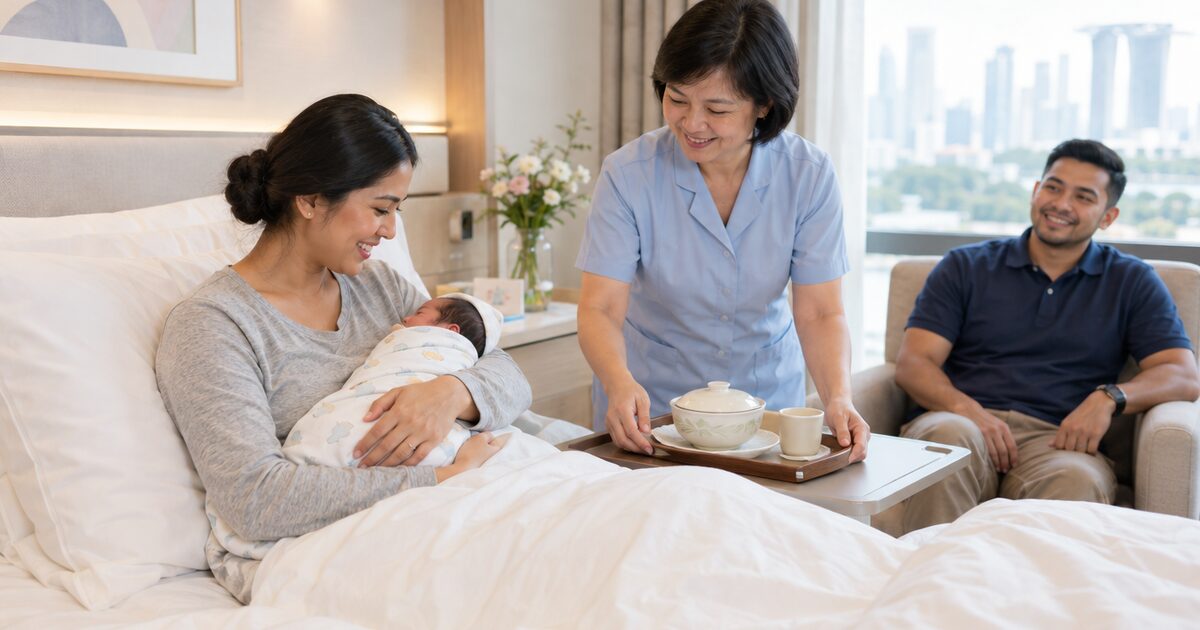 Confinement centres in Singapore: what each includes and costs