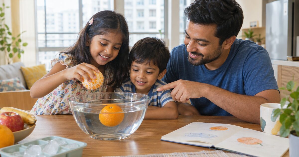 Easy science experiments for kids to do at home, and what each age learns