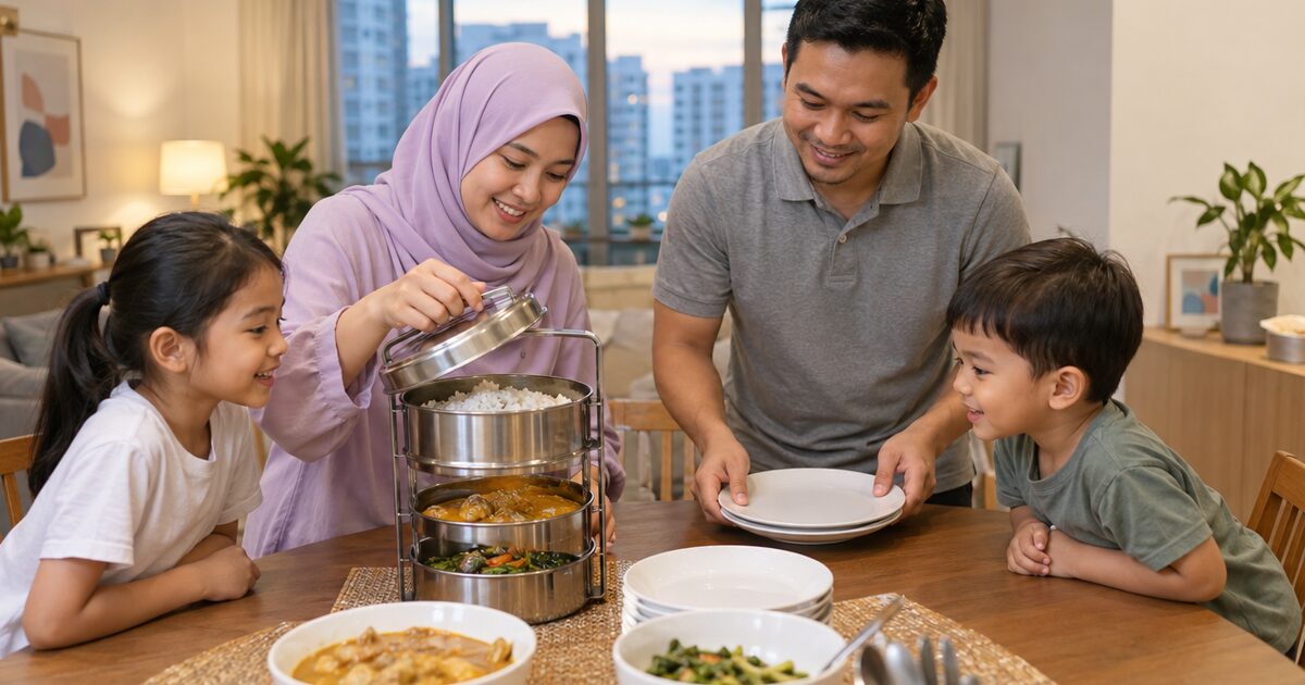 Family meal delivery in Singapore: tingkat, meal plans and food apps compared by price per meal