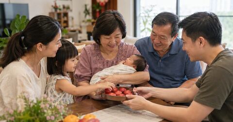 Baby's First-Month (Full Month) Celebration in Singapore