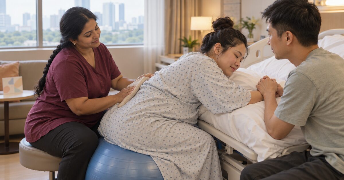 Natural pain relief for labour: what helps, what the evidence says, and what Singapore hospitals allow