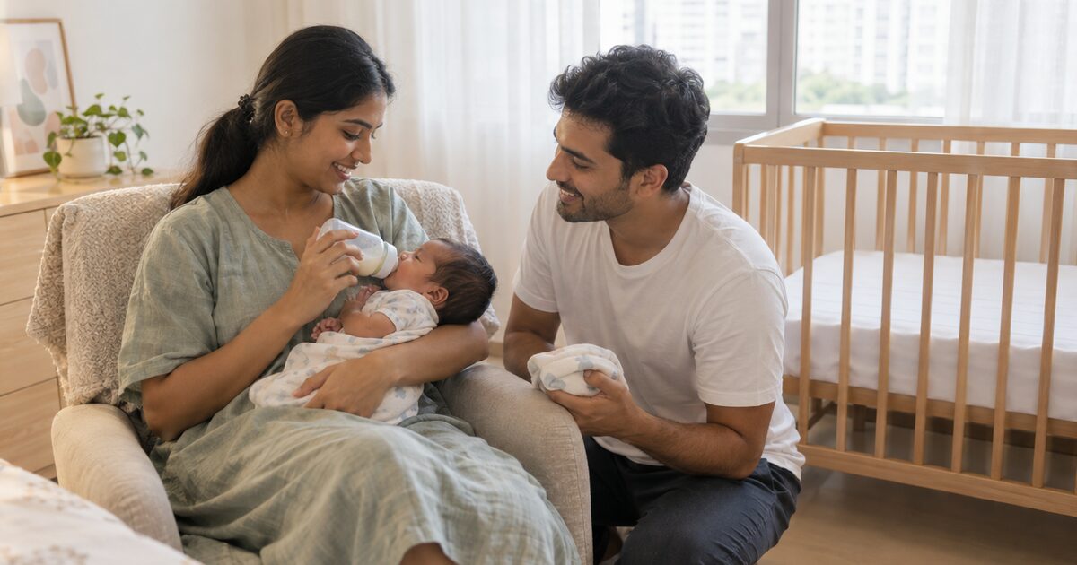 Newborn feeding schedule: how much milk and how often, month by month