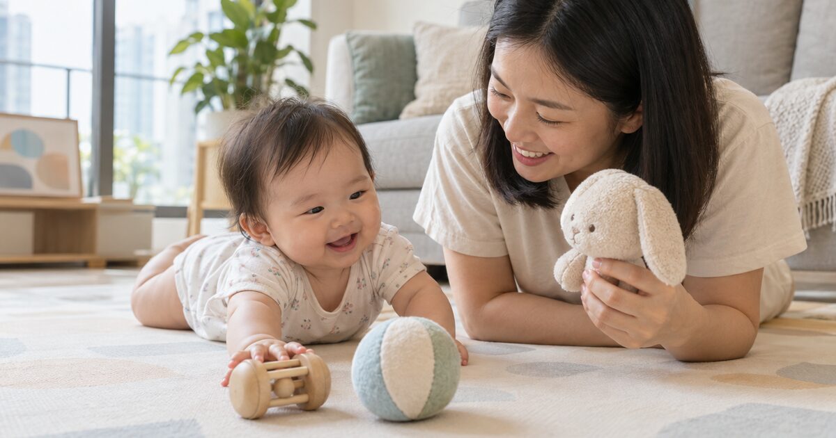 Newborn toys in Singapore: play ideas by age and safe-toy checks