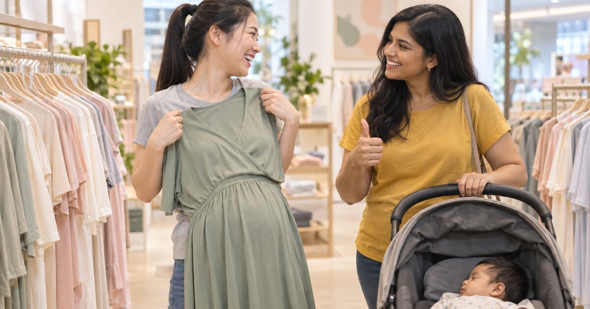 Nursing clothes in Singapore: nursing bras, tops and sports bras for breastfeeding mums