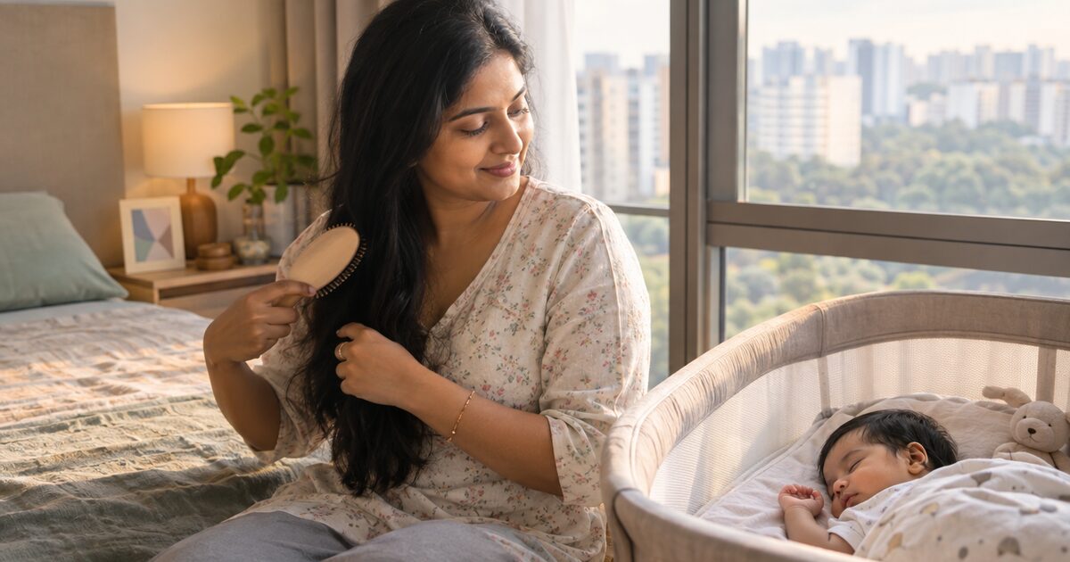 Postpartum hair loss in Singapore: why it happens and what helps