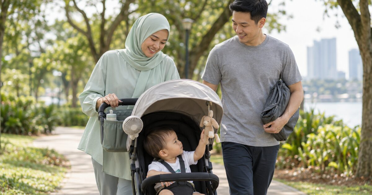 Stroller accessories in Singapore worth buying: organisers, fans, rain covers and toys for hot, rainy days