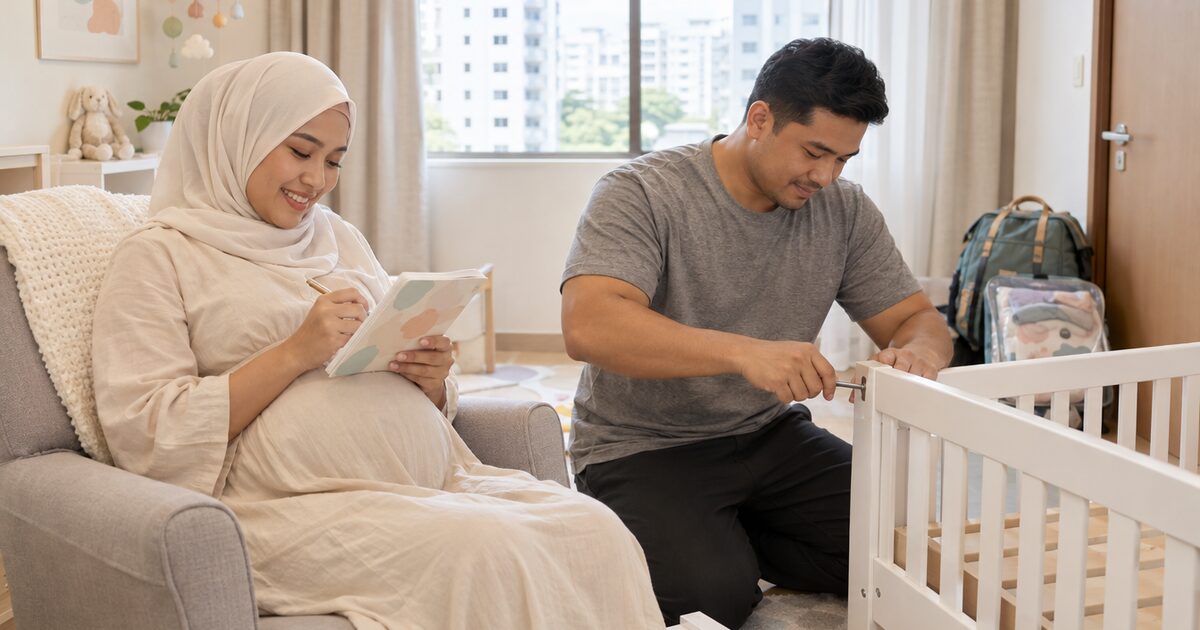 Third trimester checklist for Singapore: tests and vaccines from week 28, what to prepare, and the admin after birth